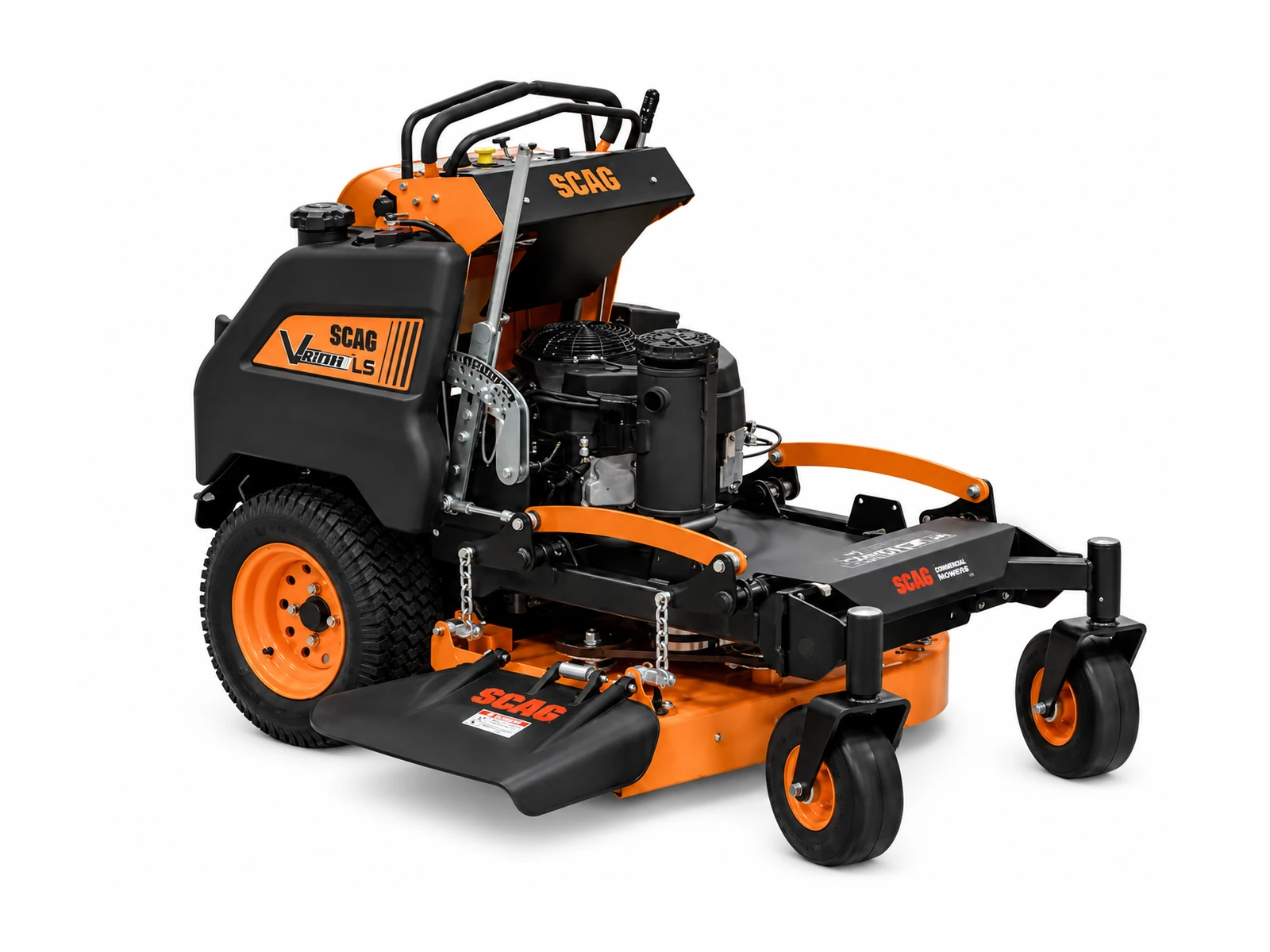 Scag 48" V-Ride II commercial stand-on mower available to rent in Murrells Inlet